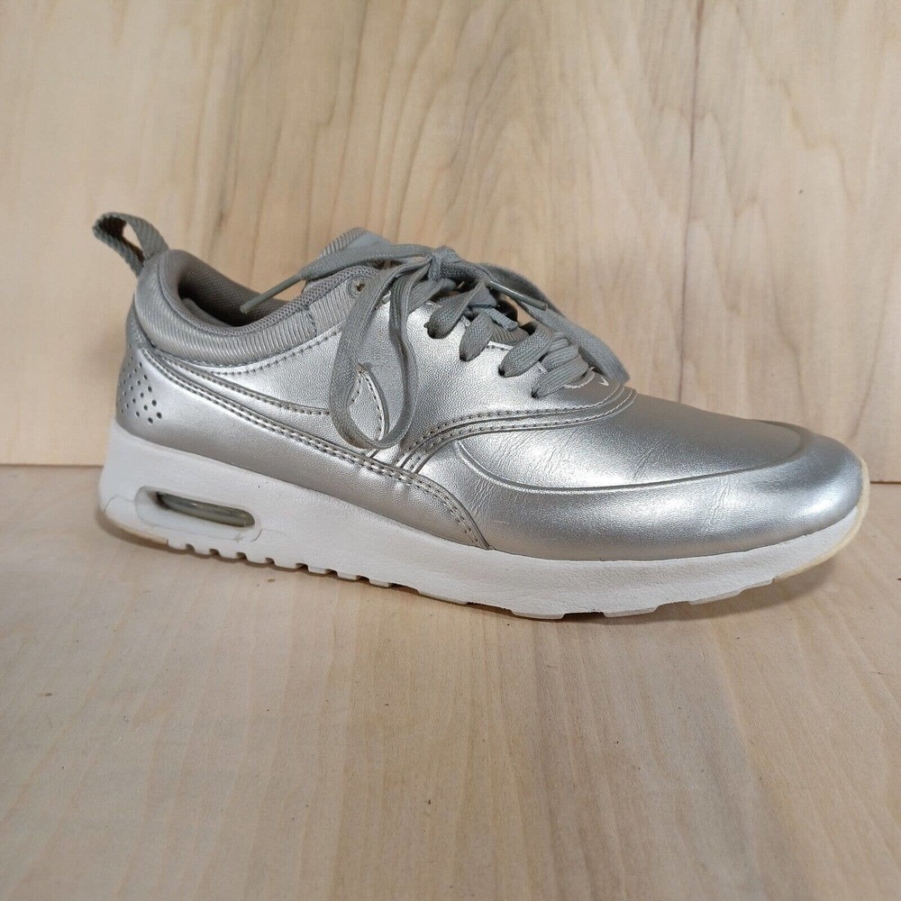 Nike Air Max Thea SE Metallic Silver Running Shoes 861674-001 (Womens Size 7.5)